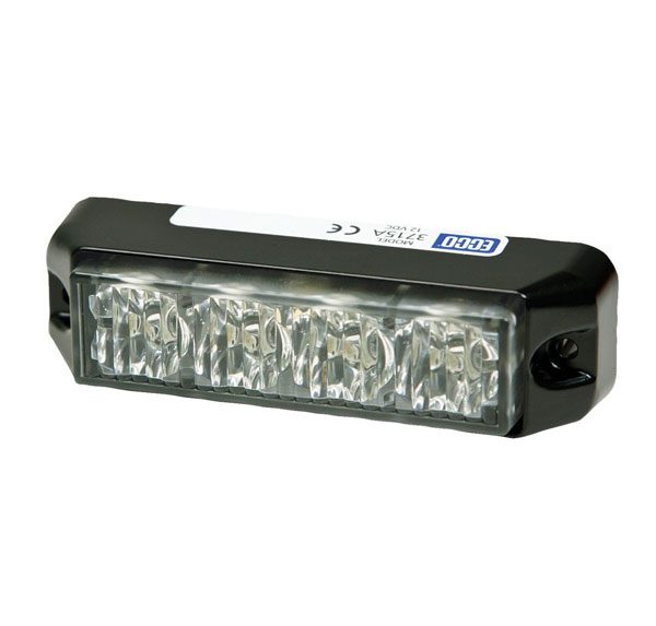 Universal Rectangular Aluminum LED Warning Light